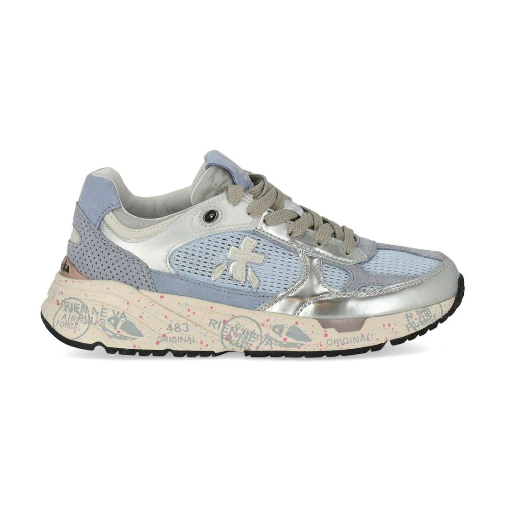 Premiata Women's Blue Sneakers, 7 Uk, Mased 8205 Sneaker