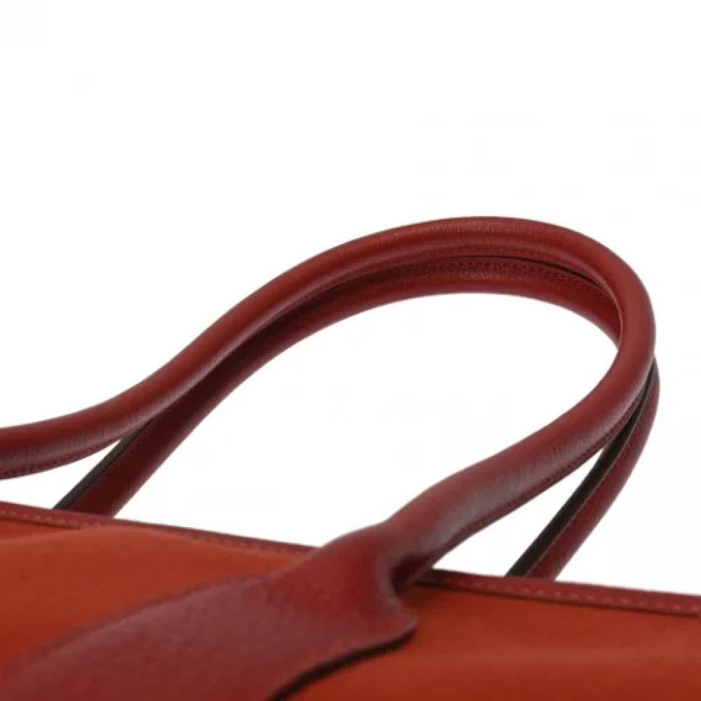 Hermès Vintage Pre-owned Canvas handbags Orange Dames