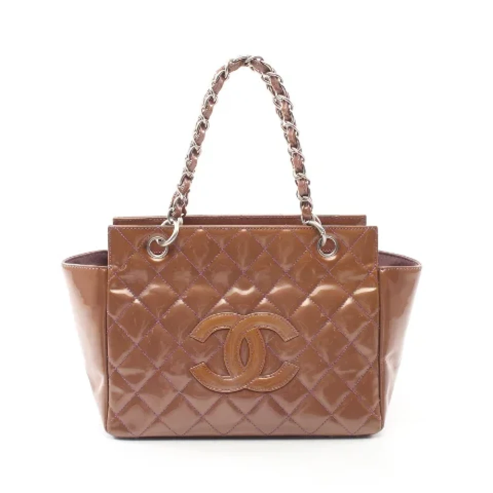 Chanel Vintage Pre-owned Plastic chanel-bags Brown Dames