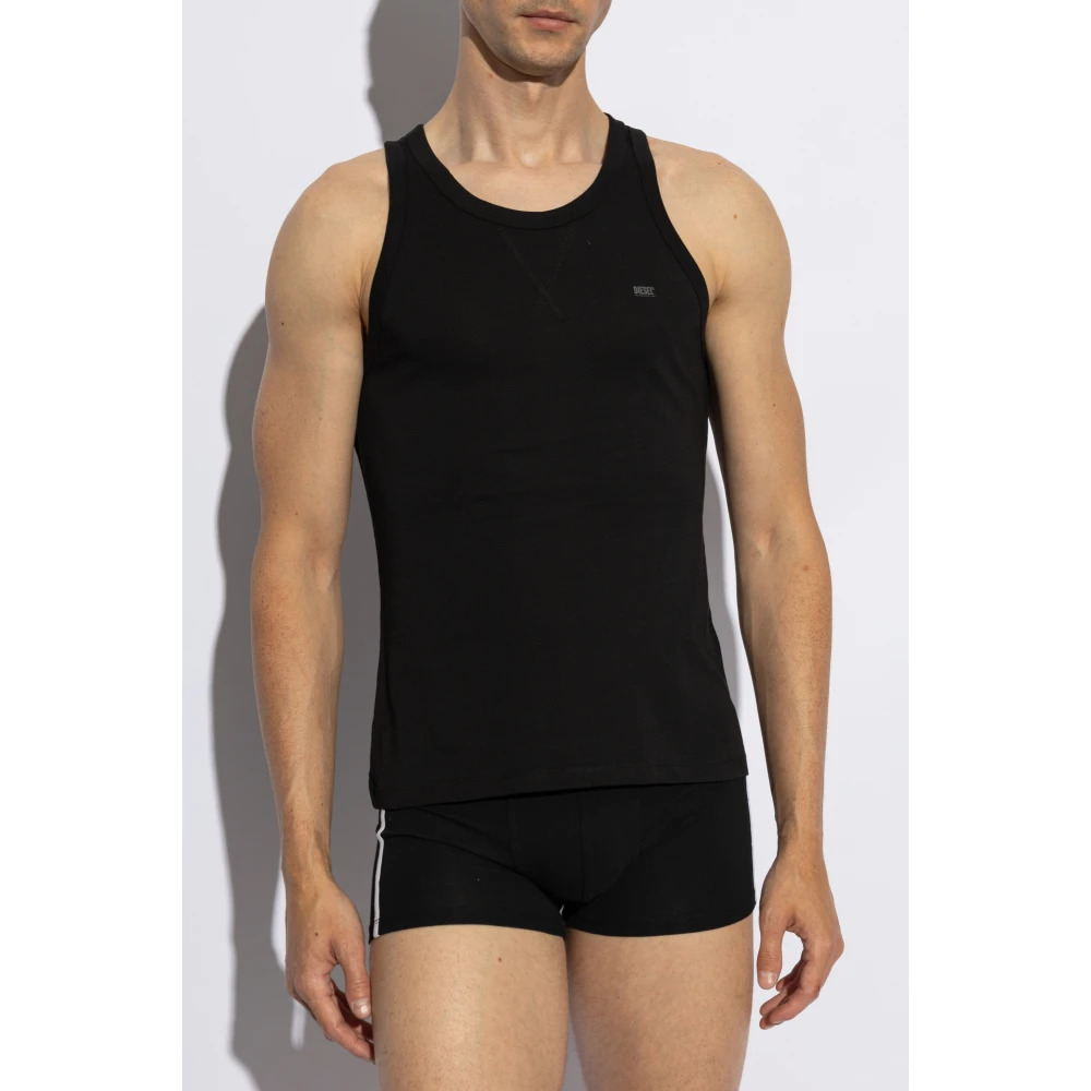 Diesel Twee-pack T-shirts Umtk-Waltytwopack Black Heren