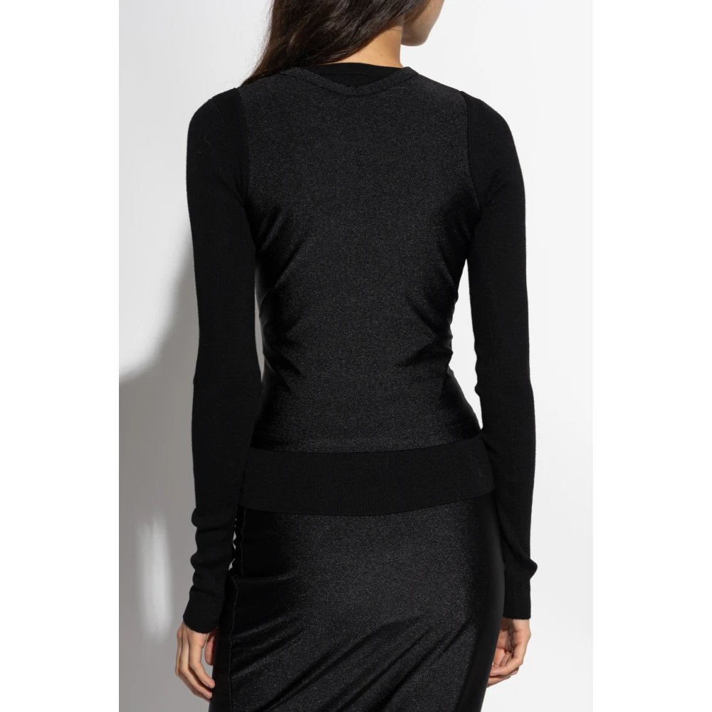 Diesel Top M-Rosel Black Dames