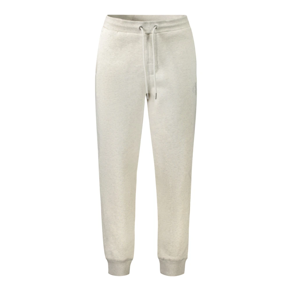 Calvin Klein Sportieve Grijze Heren Sweatpants met Elastische Taille Gray Heren