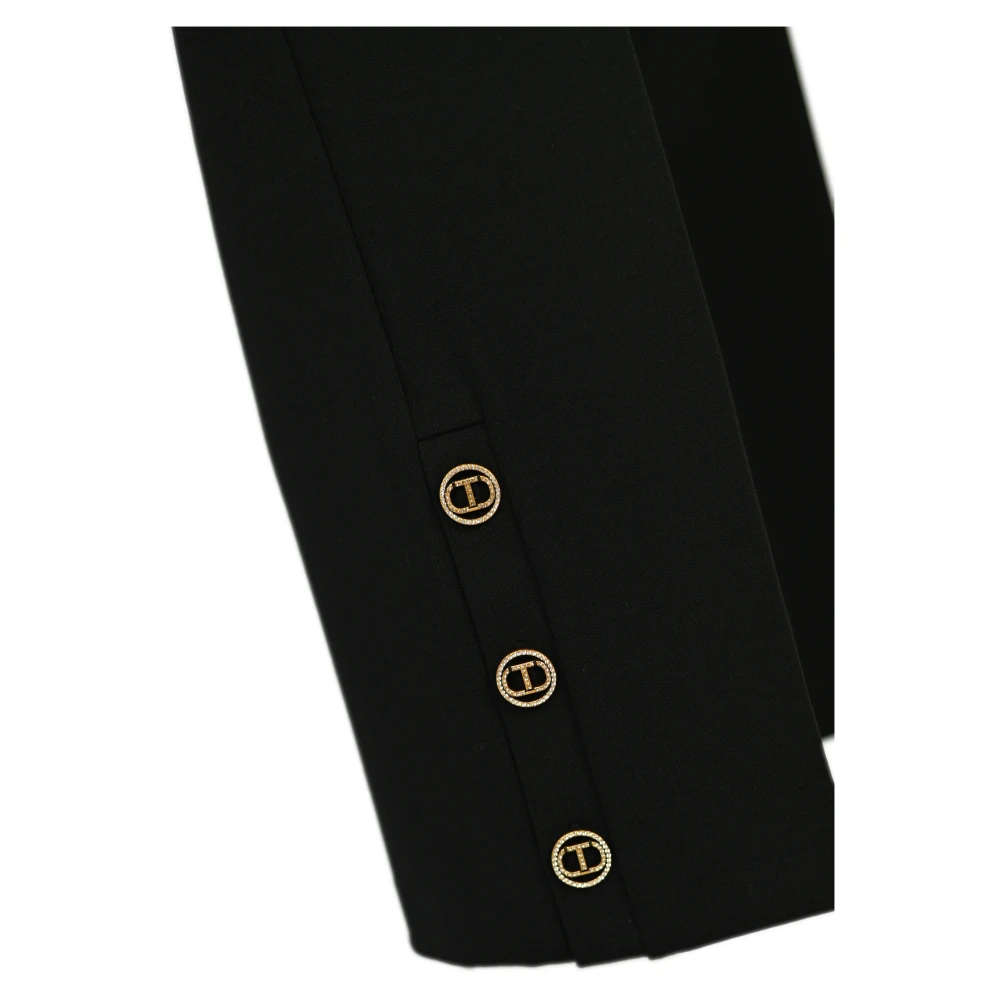 Twinset Broek Zwart Black Dames