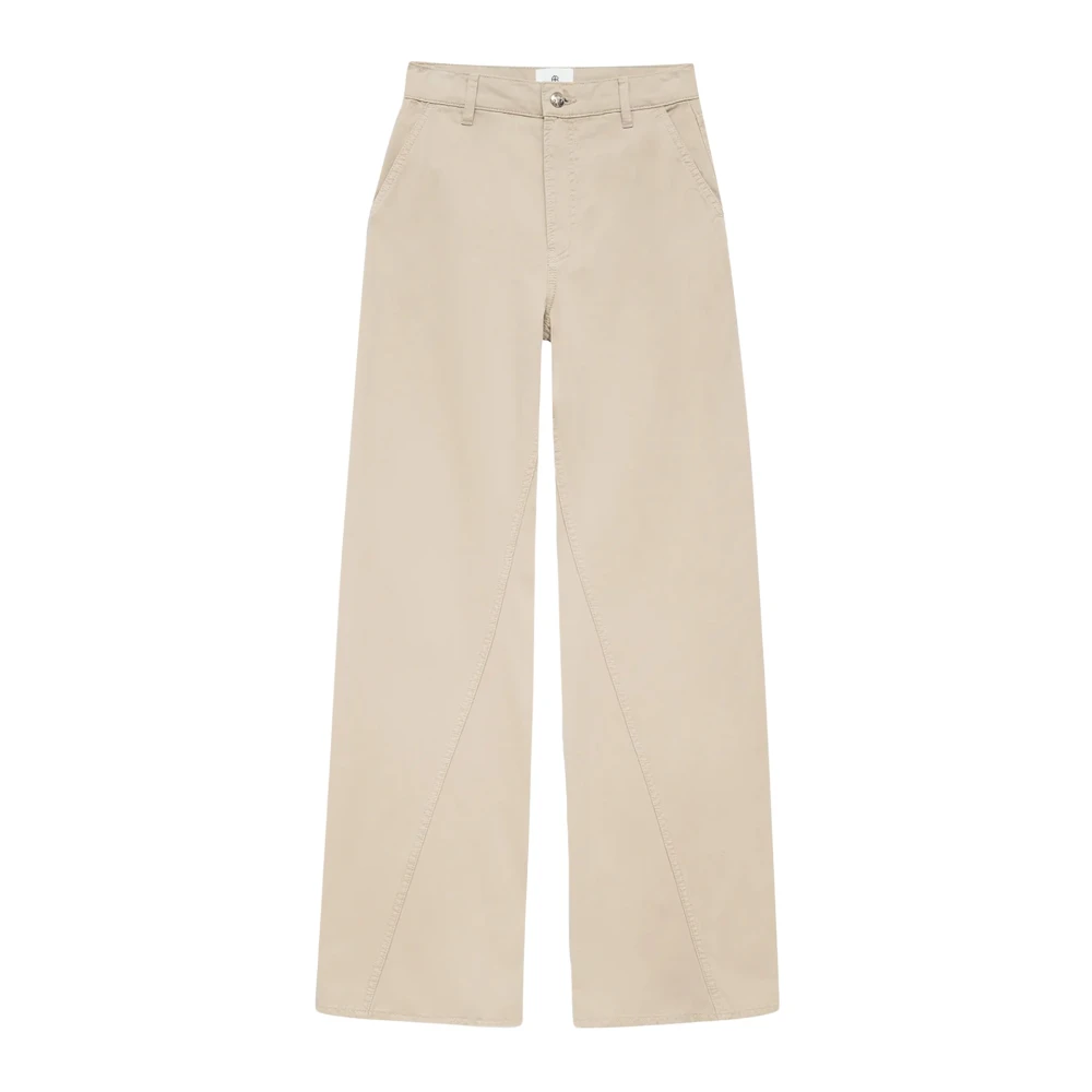 Anine Bing Stijlvolle Briley Broek Beige Dames