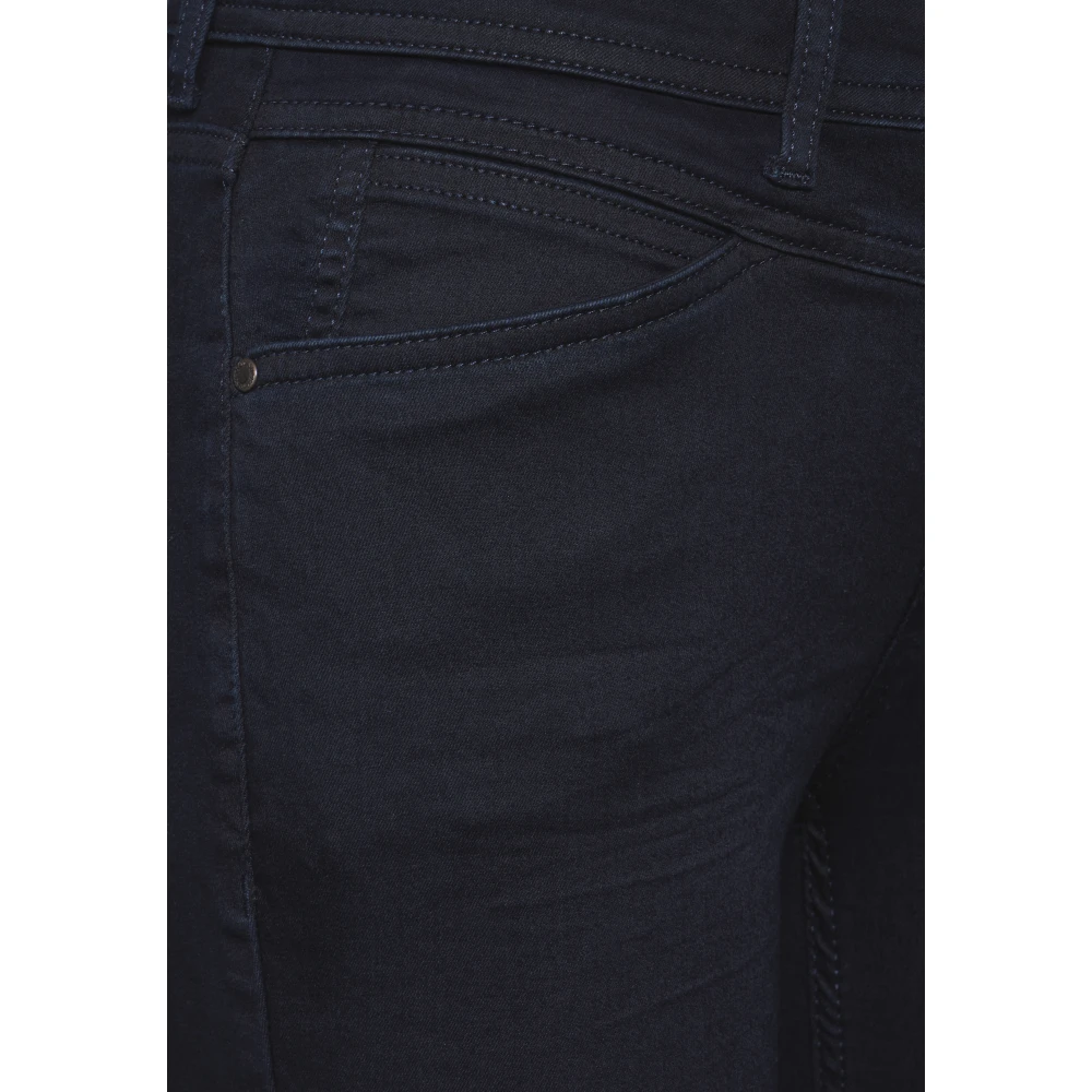 Street One Casual Fit Jeans met Slim Legs Black Dames