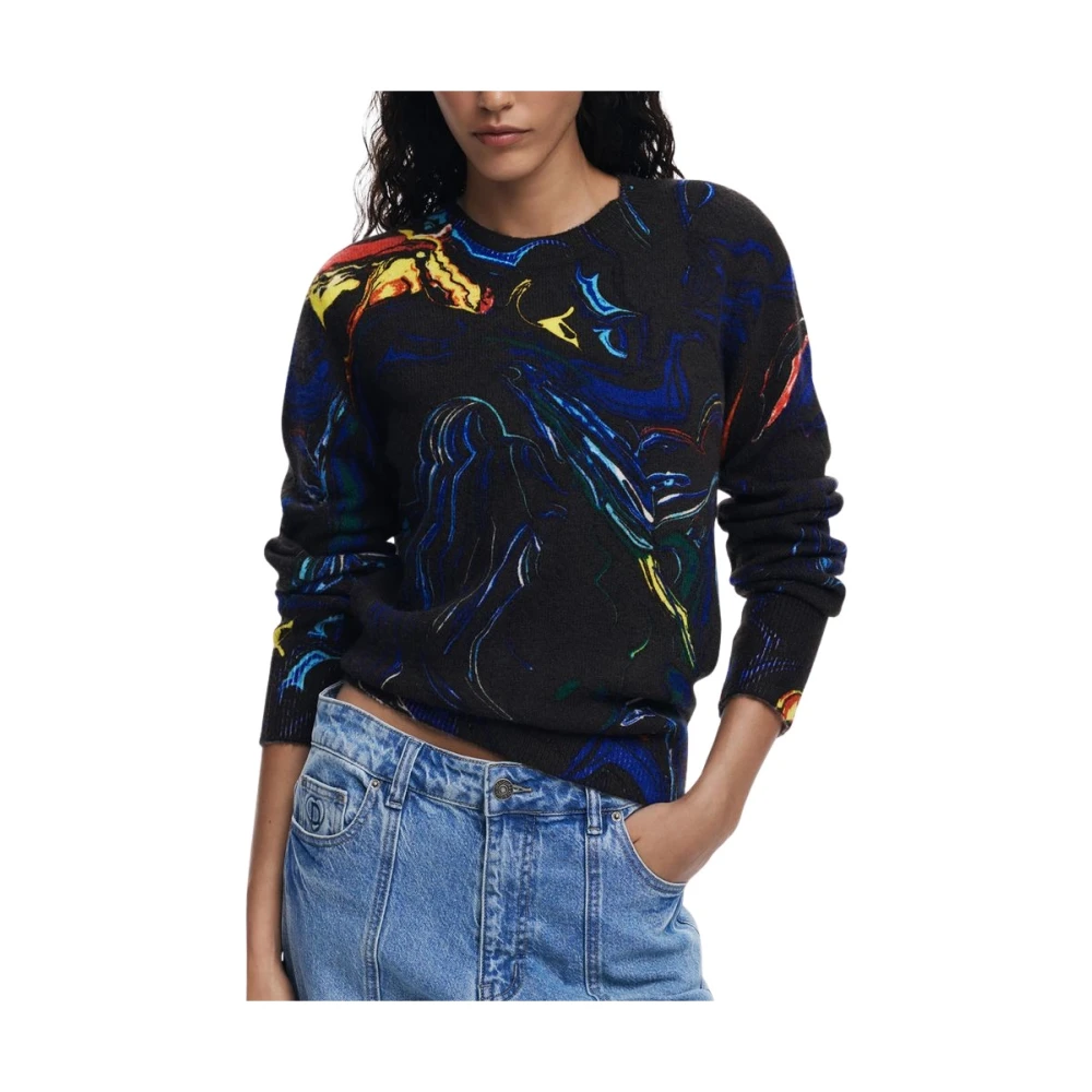 Knitwear > Round-neck Knitwear - - Desigual - Modalova