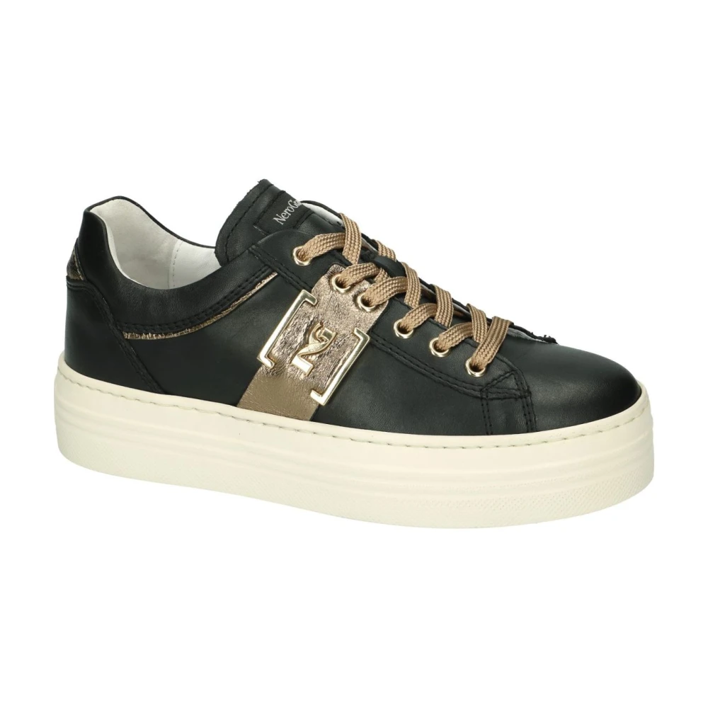 Nerogiardini I205300D Plateau Sneaker Dames Schoenen Zwart