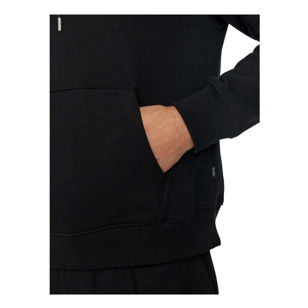Guess Herenmode Hoodies Amerikaanse Traditie Black Heren