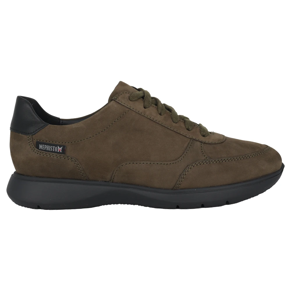 Mephisto Groene Damessneaker Stijlvol Ondersteunend Dames Schoenen