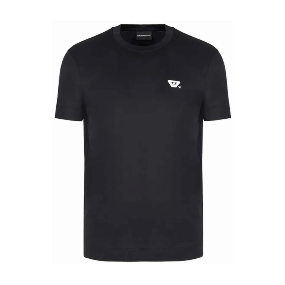 Armani Heren Crew Neck Essential T-Shirt Black Heren