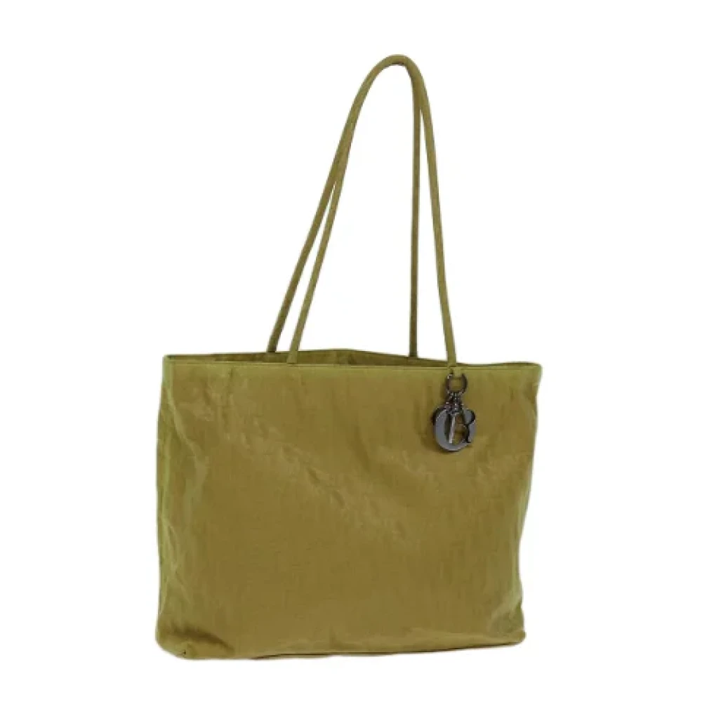 Dior Vintage Pre-owned Nylon totes Yellow Dames