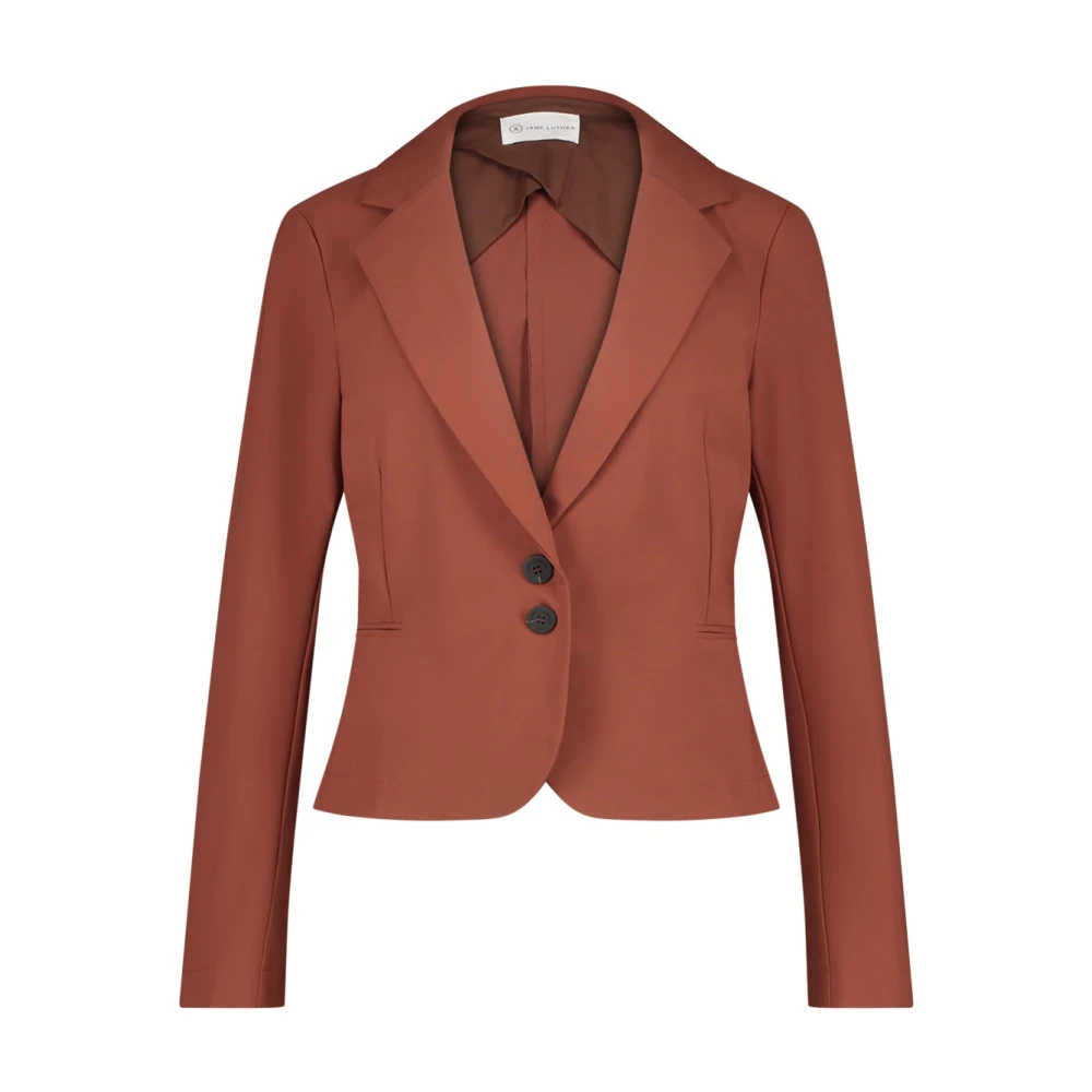 Jane Lushka Technische Jersey Blazer | Brick Red Dames