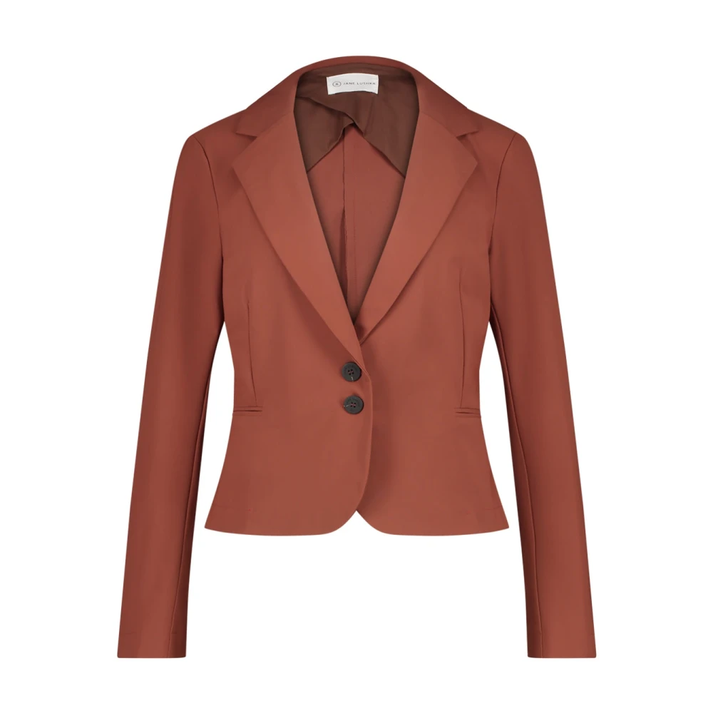 Jane Lushka Teknisk Jersey Blazer | Brick Red, Dam