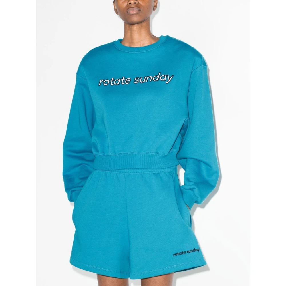 Rotate Birger Christensen Sudora Cece Rt1295 Sweatshirt Blue Dames