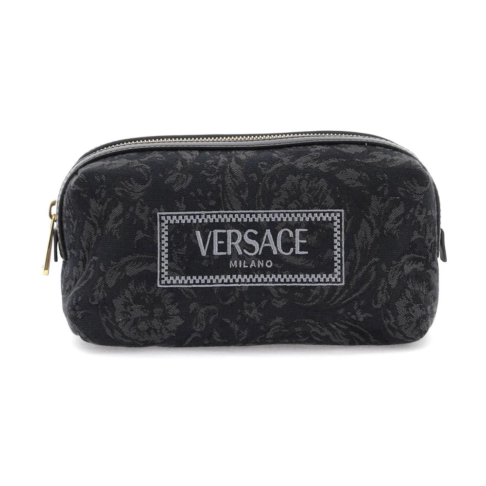 Versace Barocco Jacquard Beauty Case Black Dames