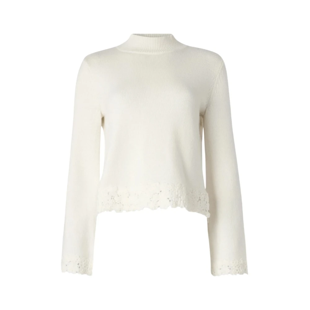 Twinset Stijlvolle Gebreide Top White Dames