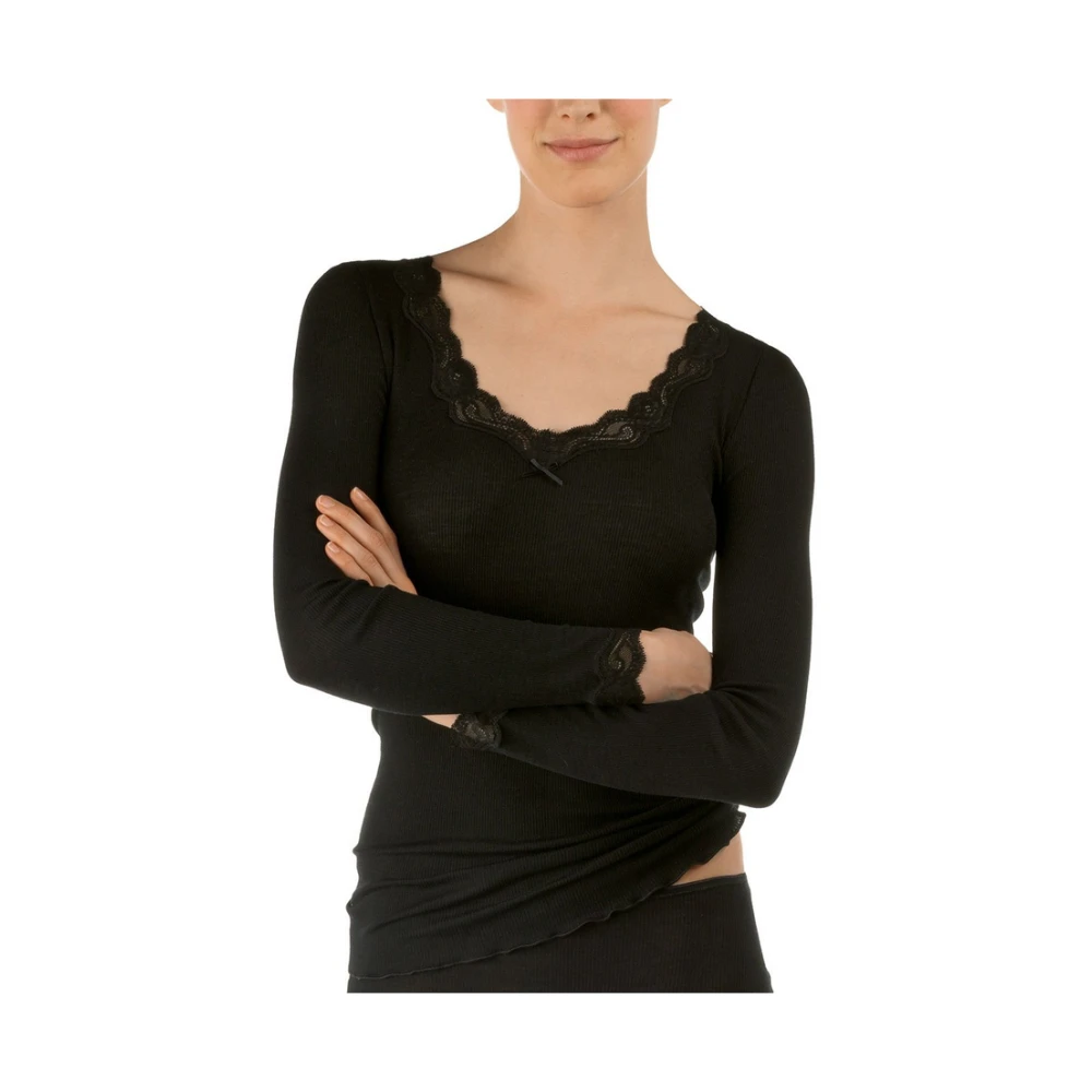 CALIDA Dames Lange Mouw Top Black Dames