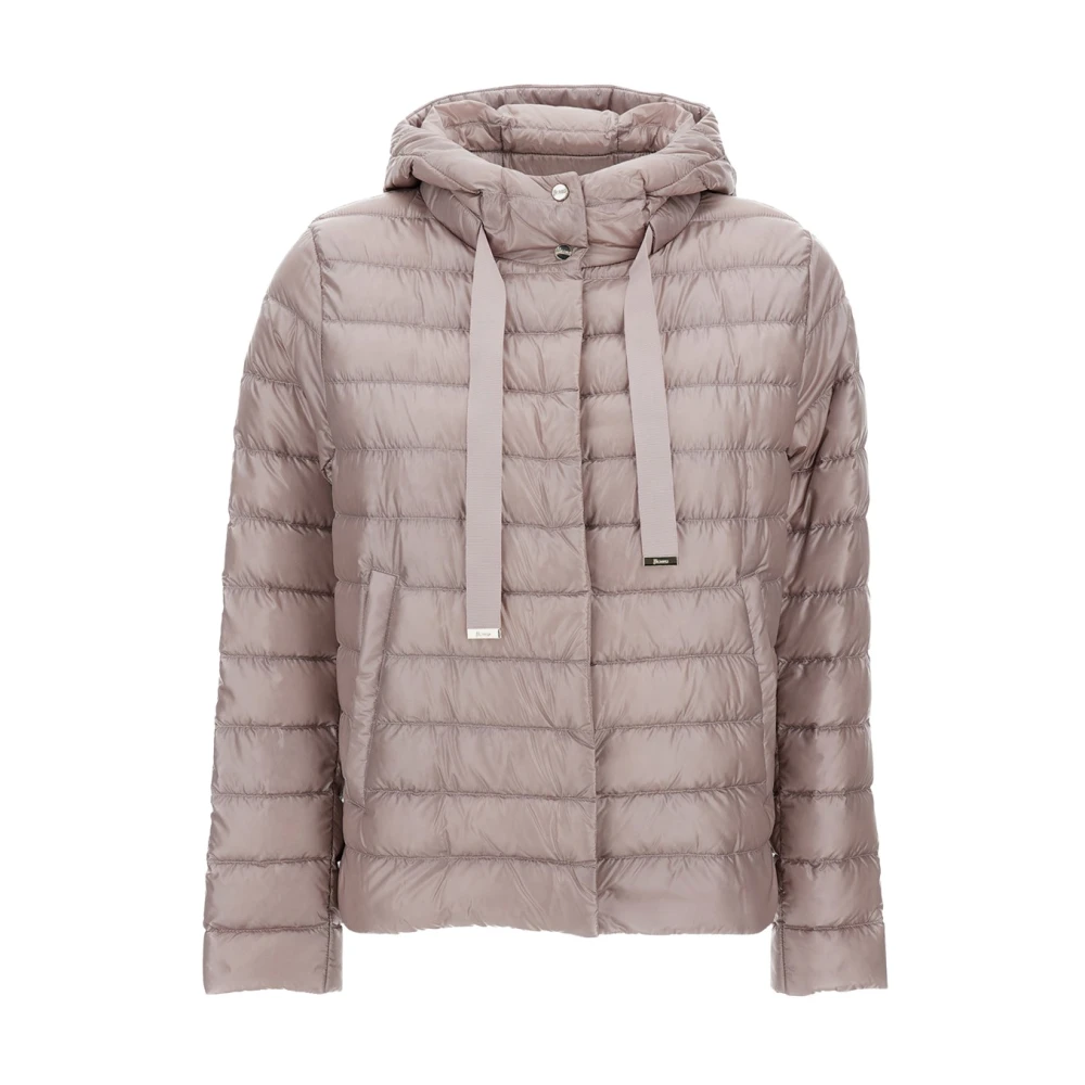 Herno Women's Pink Quilted Down Jacket