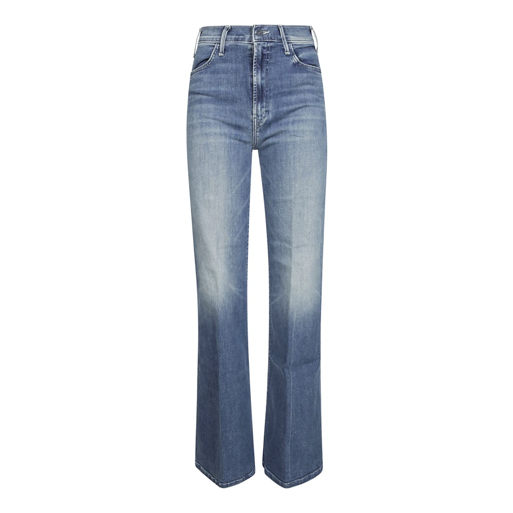 Mother Palazzo Boot-Cut Jeans voor vrouwen Blue Dames