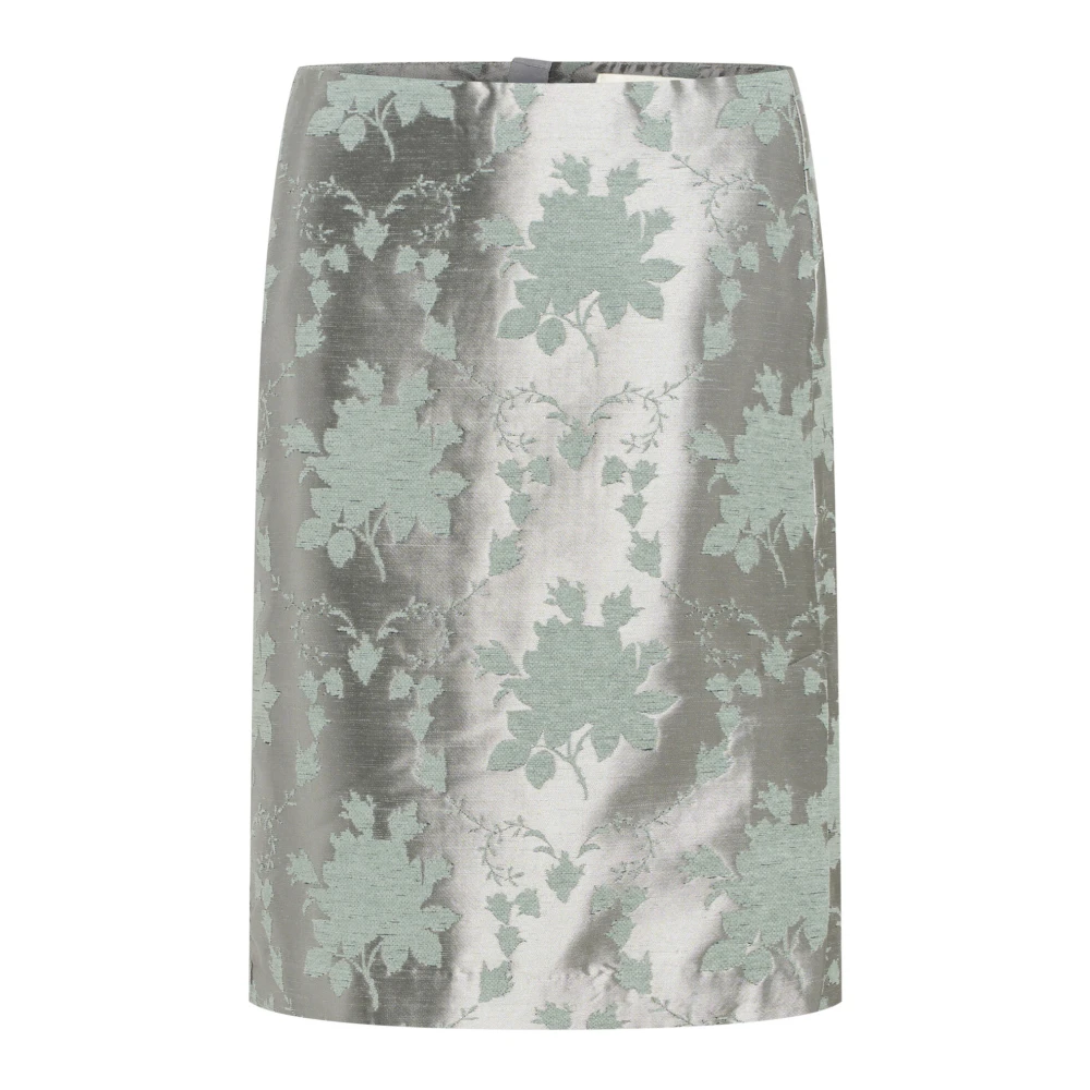 InWear Agave Green Rok met Mooi Patroon Green Dames
