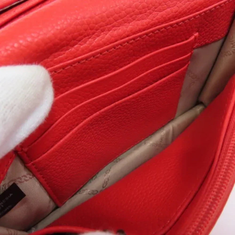 Michael Kors Pre-owned Leather wallets Red Dames