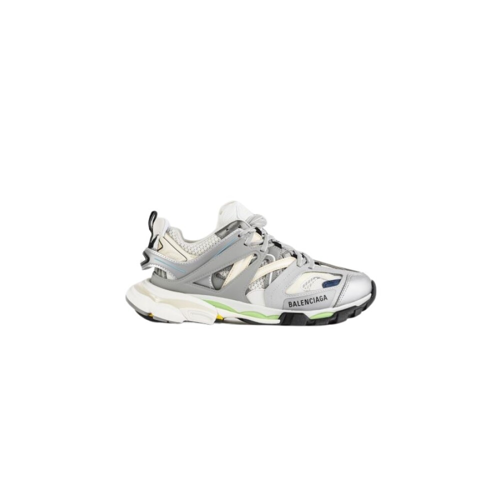 Grey green balenciaga runners best sale