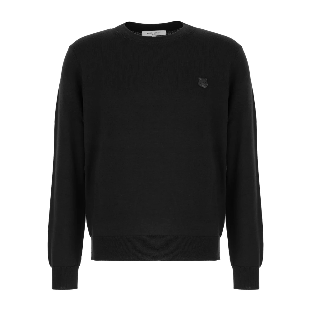 Maison Kitsuné Stijlvolle Gebreide Kleding Collectie Black Heren