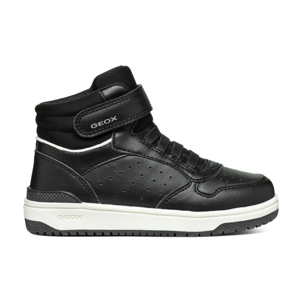 Geox Boys Black Kids Sneakers, 33 Eu, Washiba Booties