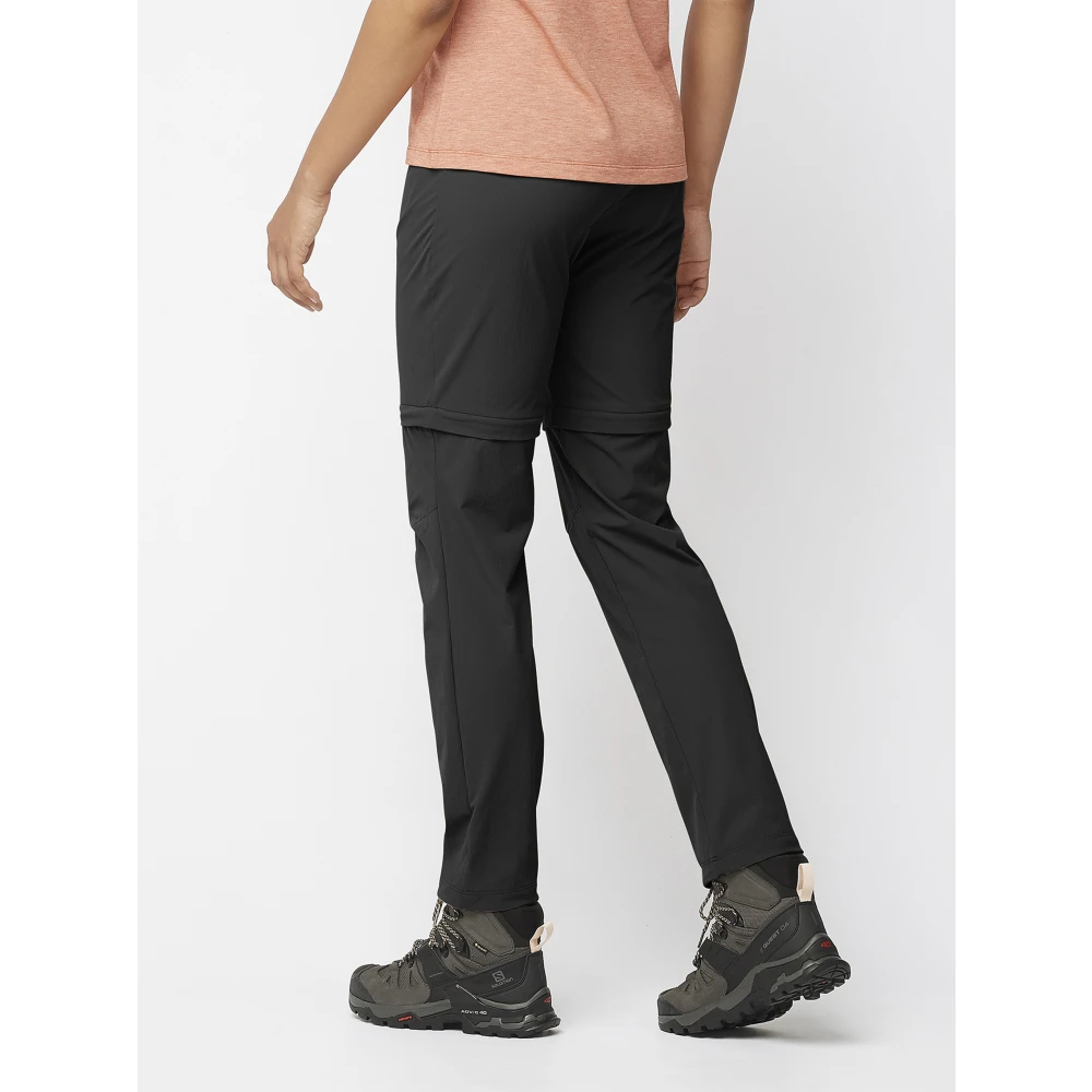 Salomon Convertible Outdoor Broek Black Dames