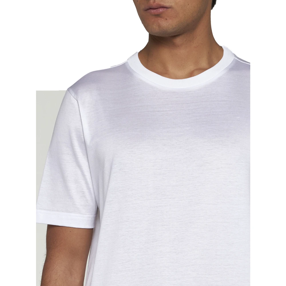 D4.0 Witte T-shirts en Polos White Heren