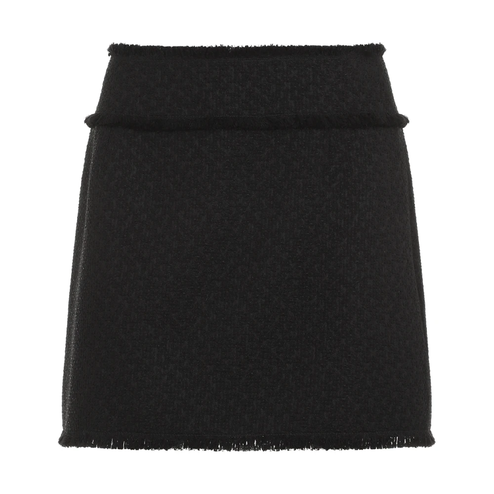 Dolce & Gabbana Zwarte Rokken Aw24 Dameskleding Black Dames