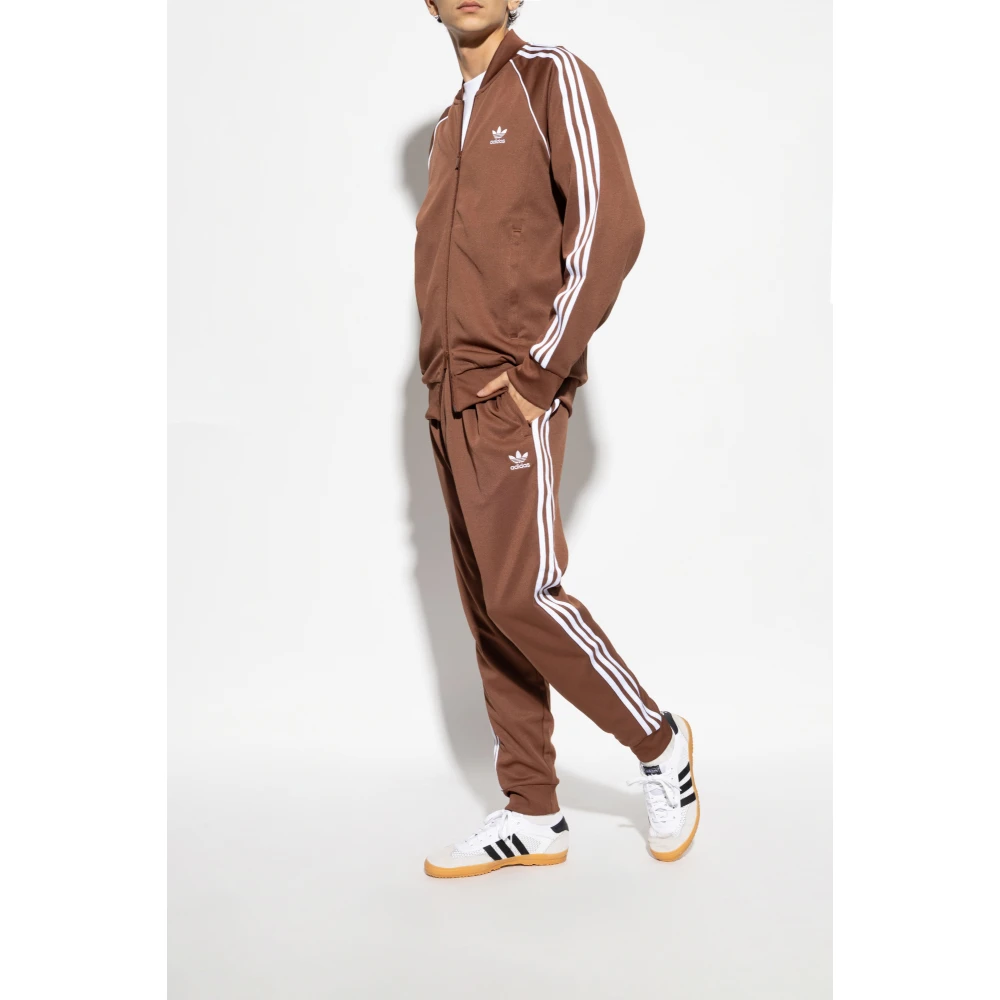 adidas Originals Rits-sweatshirt Brown Heren
