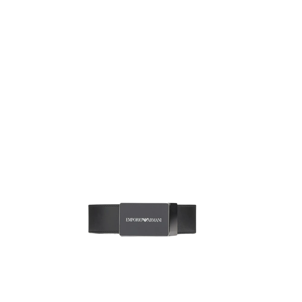 Emporio Armani Men's Black Belt