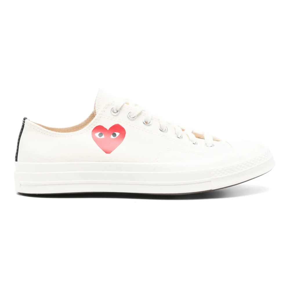 Comme des Garçons Play Ct70 Small Heart Low Top Schoenen Heren Schoenen Wit