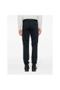 pantalon-cargo-bleu-stretch-en-coton