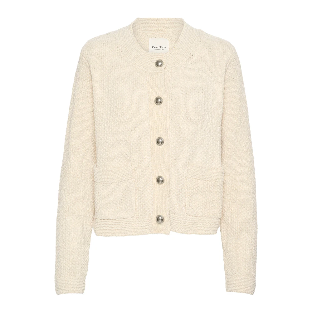 Part Two Zachte Gebreide Vest French Oak Beige Dames