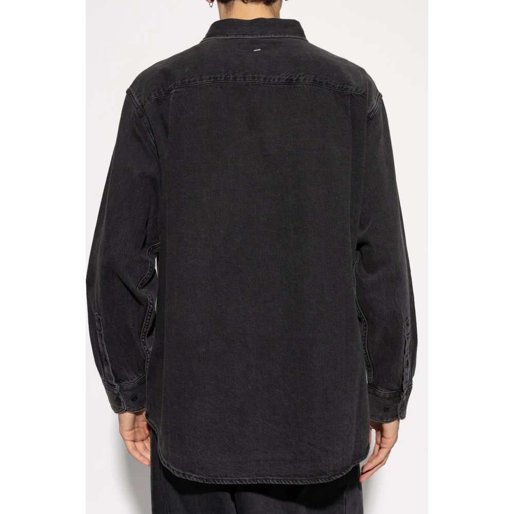 Rag & Bone Denim overhemd Black Heren