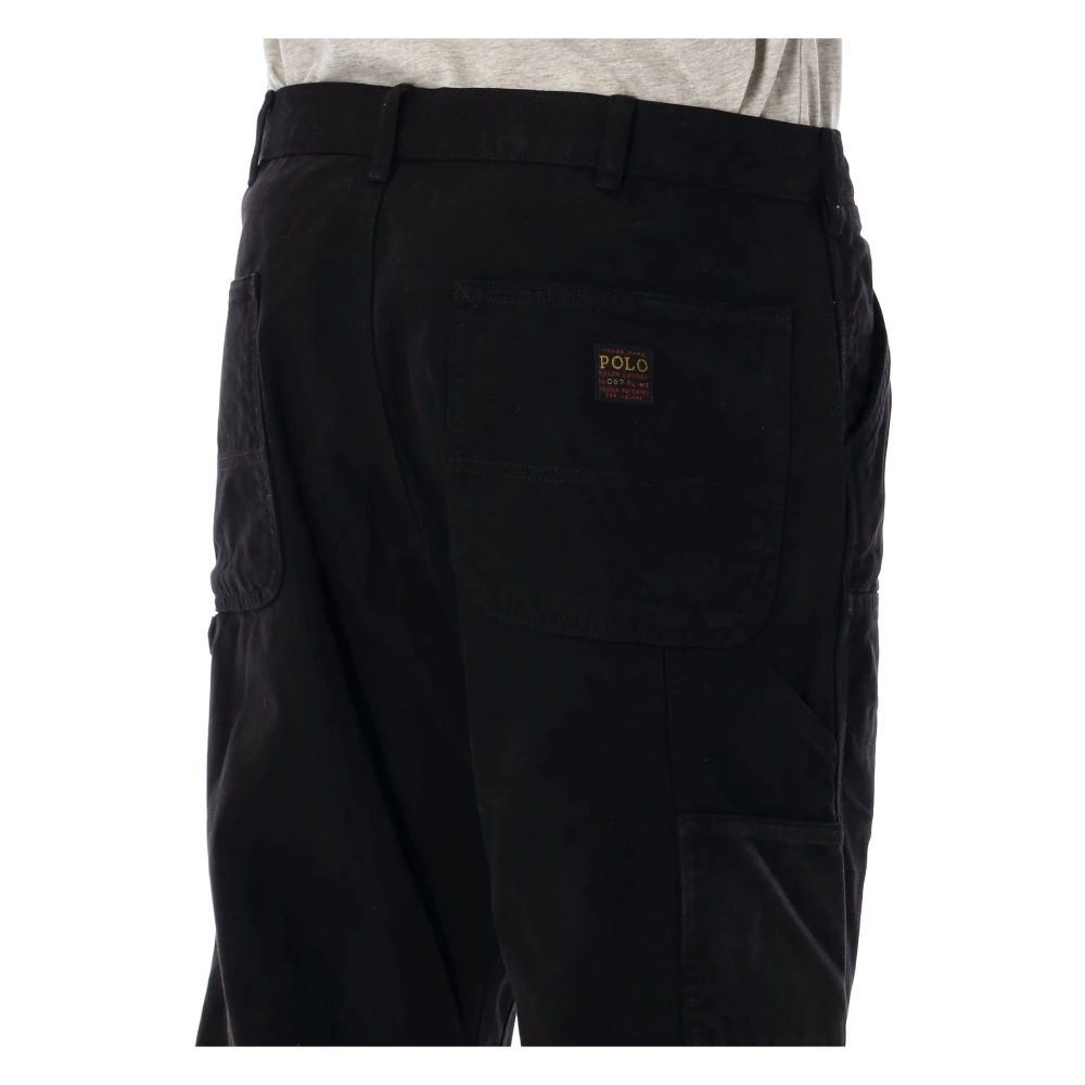 Ralph Lauren Canvas Carpenter Broek Black Heren