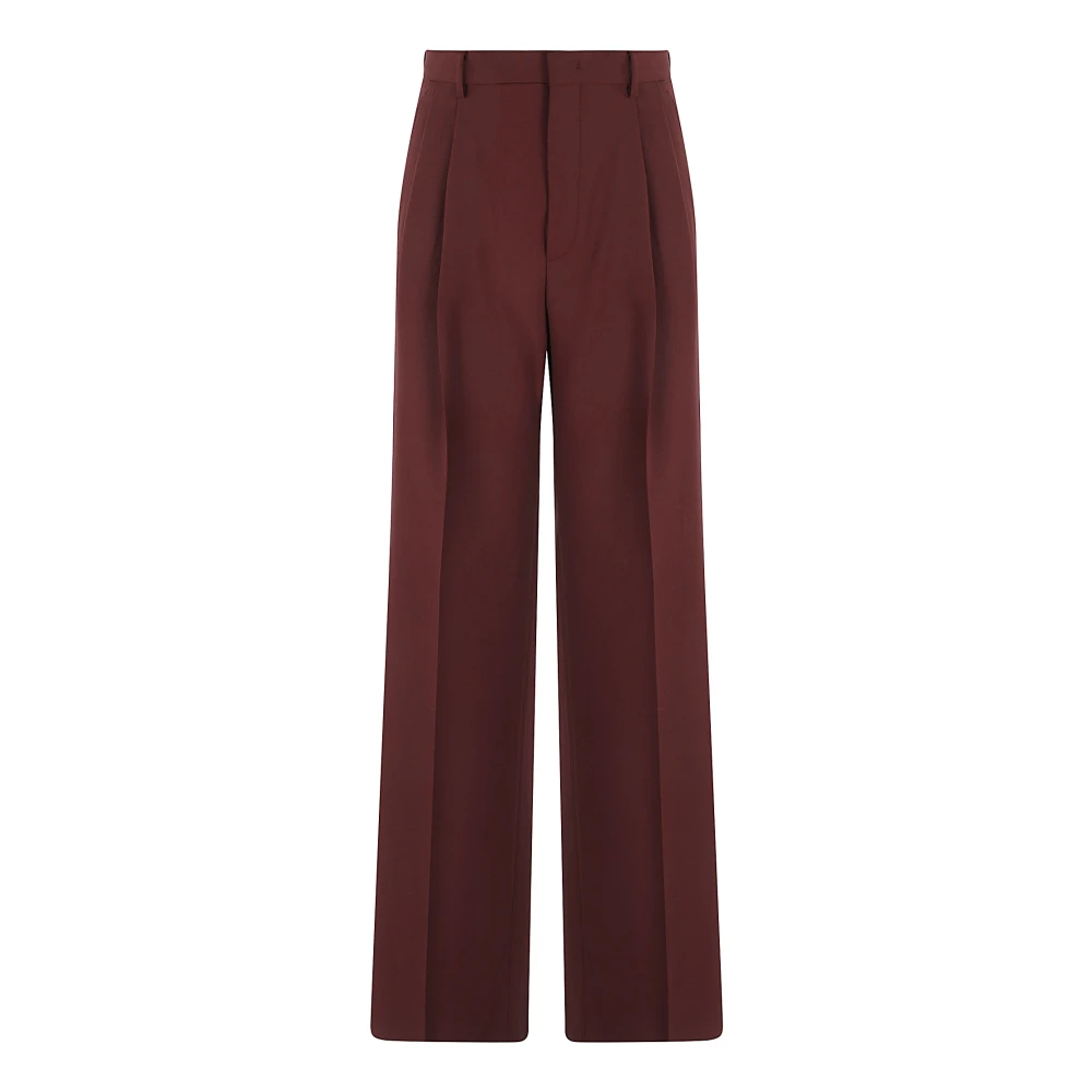 Tagliatore Dameskleding Broek Bordeaux Aw24 Brown Dames