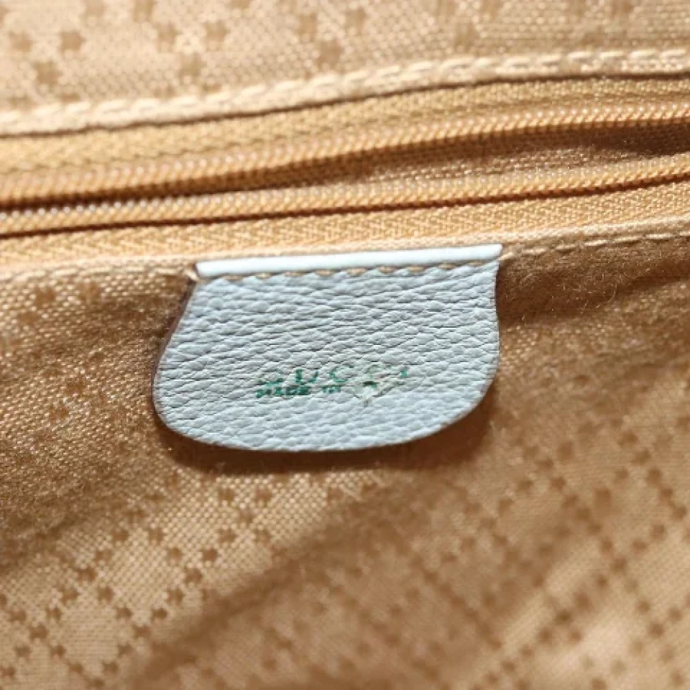 Gucci Vintage Pre-owned Suede backpacks Blue Dames