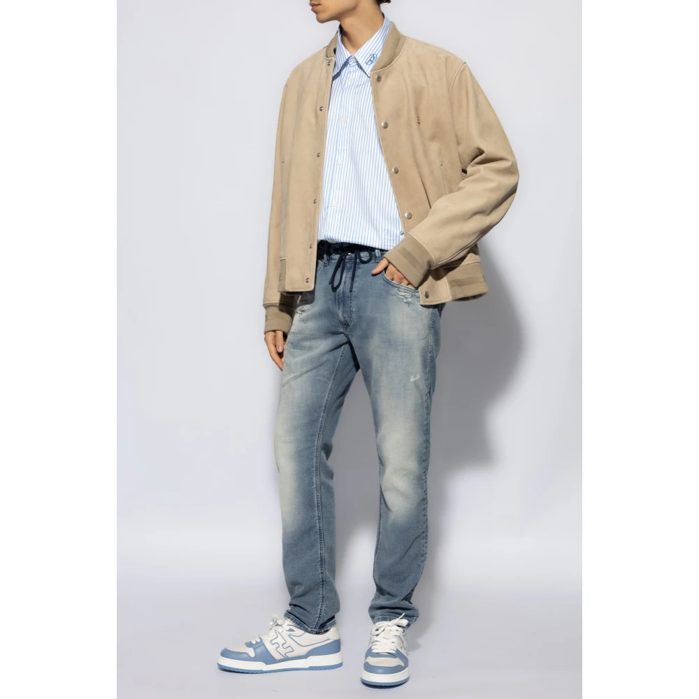 Diesel Shirt `S-Turner-Stripe-D` Blue Heren