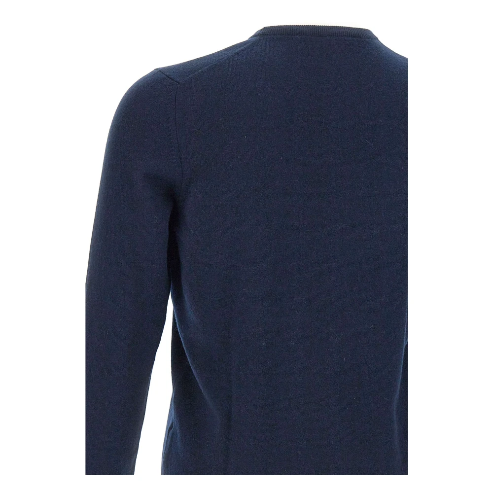 Gran Sasso Kasjmier Navy Blue Sweater Collectie Blue Heren