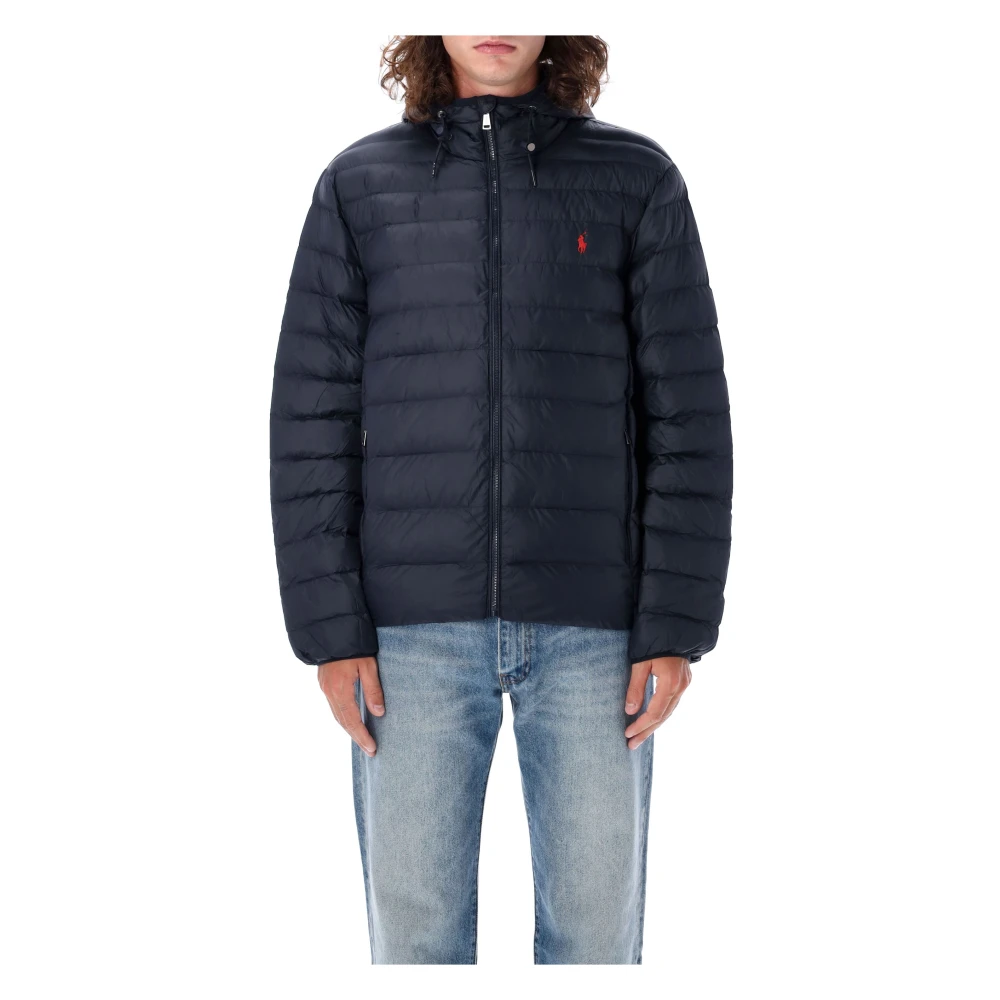 Ralph Lauren 4 Seizoenen Gewatteerde Jas met Capuchon Blue Heren
