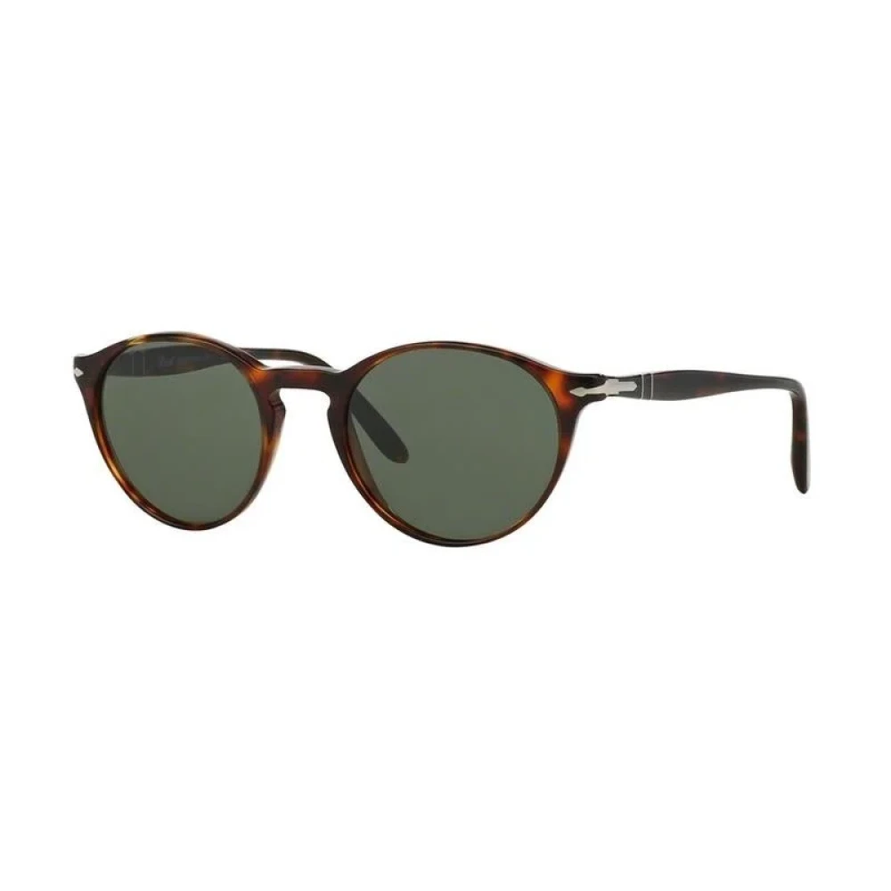 Persol Men's Green Man Po3092sm 901531 Sunglasses Acetate Turtle Round Normal - Image 8