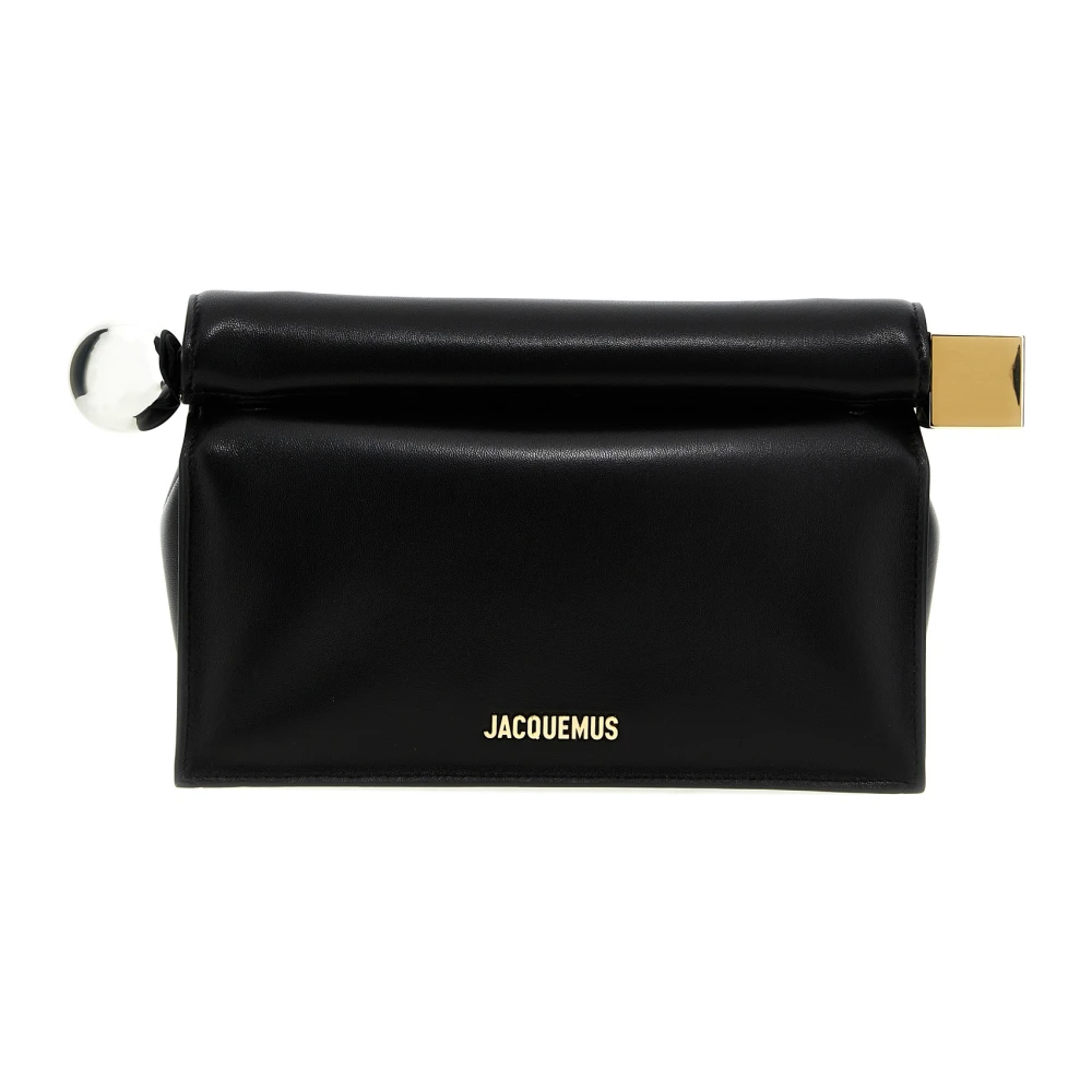 Jacquemus Women's Black La Pochette Rond Carré