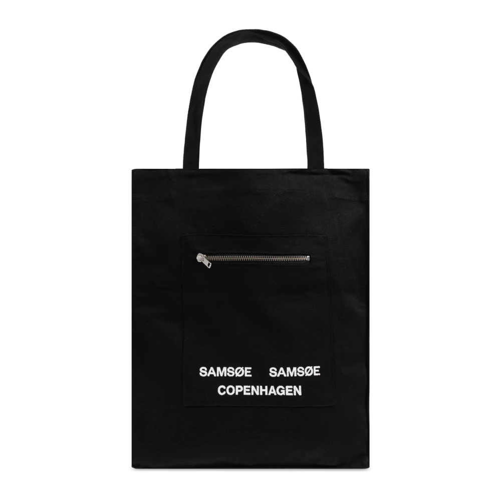 Samsøe Tas Sapoetry shopper type Black Dames