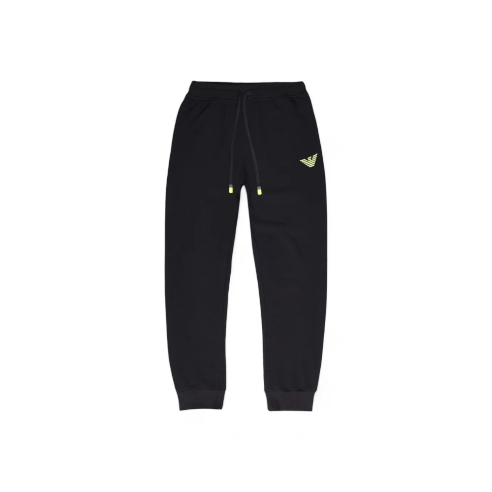 Emporio Armani Men's Black Sweatpants, S, Joggers