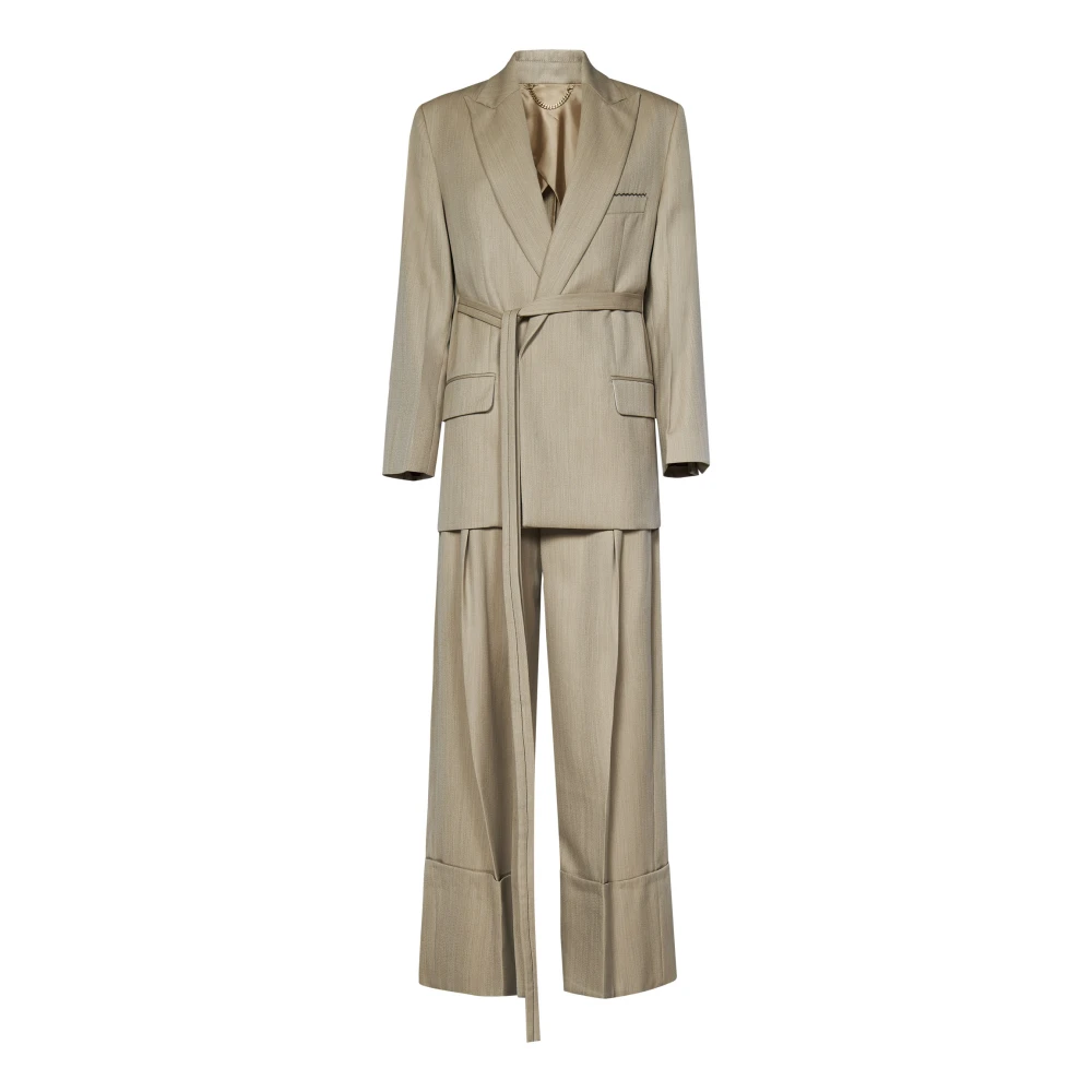 Victoria Beckham Beige Jurk Pak Item Foto Beige Dames