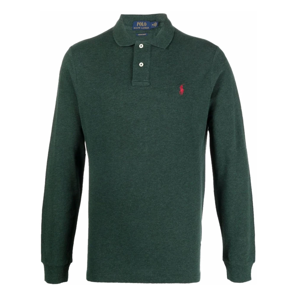 Polo Ralph Lauren Heather Longsleeve Gebreid Green Heren