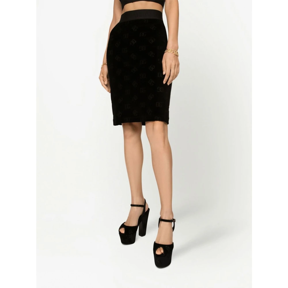 Dolce & Gabbana Stijlvolle Rok voor Vrouwen Black Dames
